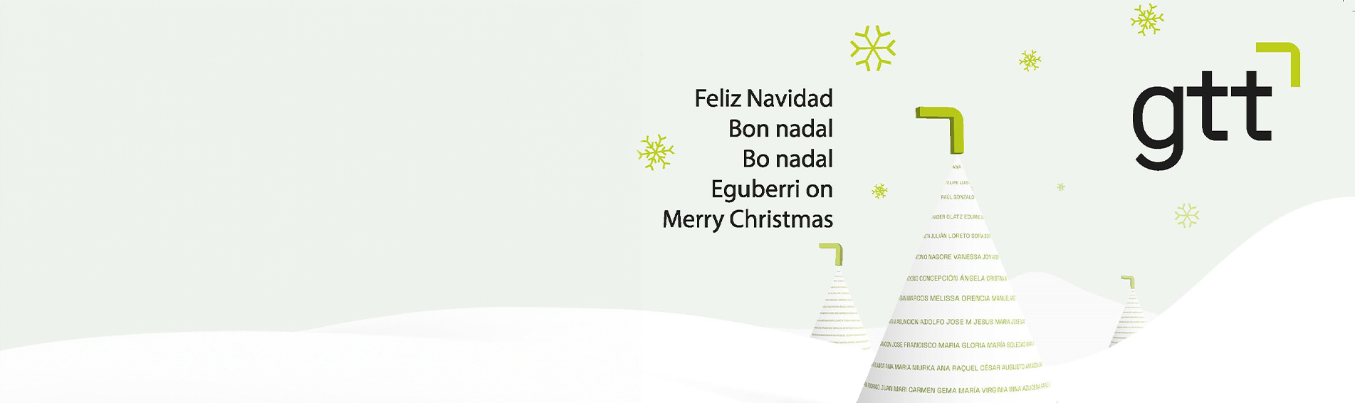 Grupo gtt os desea una Feliz Navidad